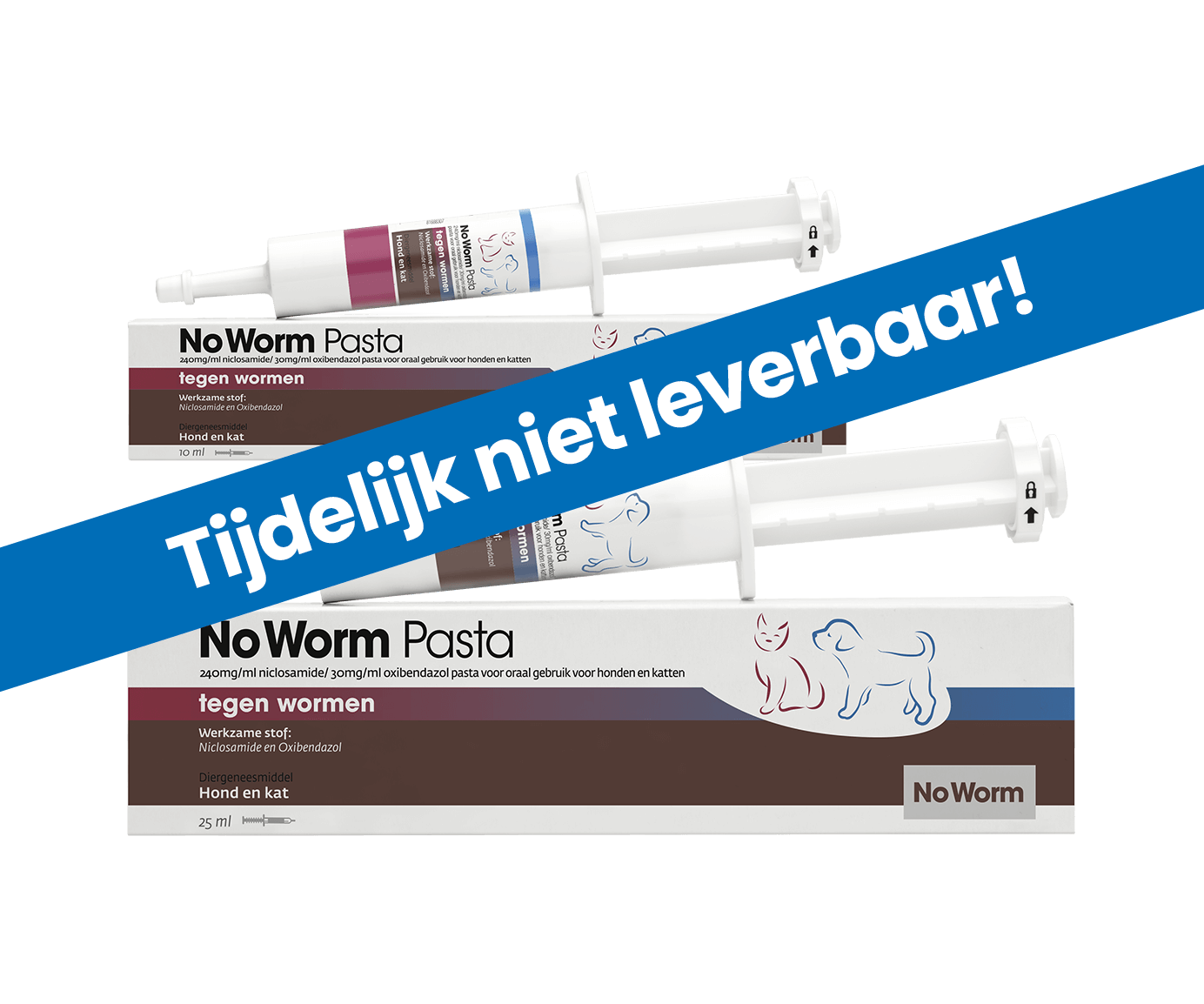 No Worm Pasta voor hond en kat, van Emax