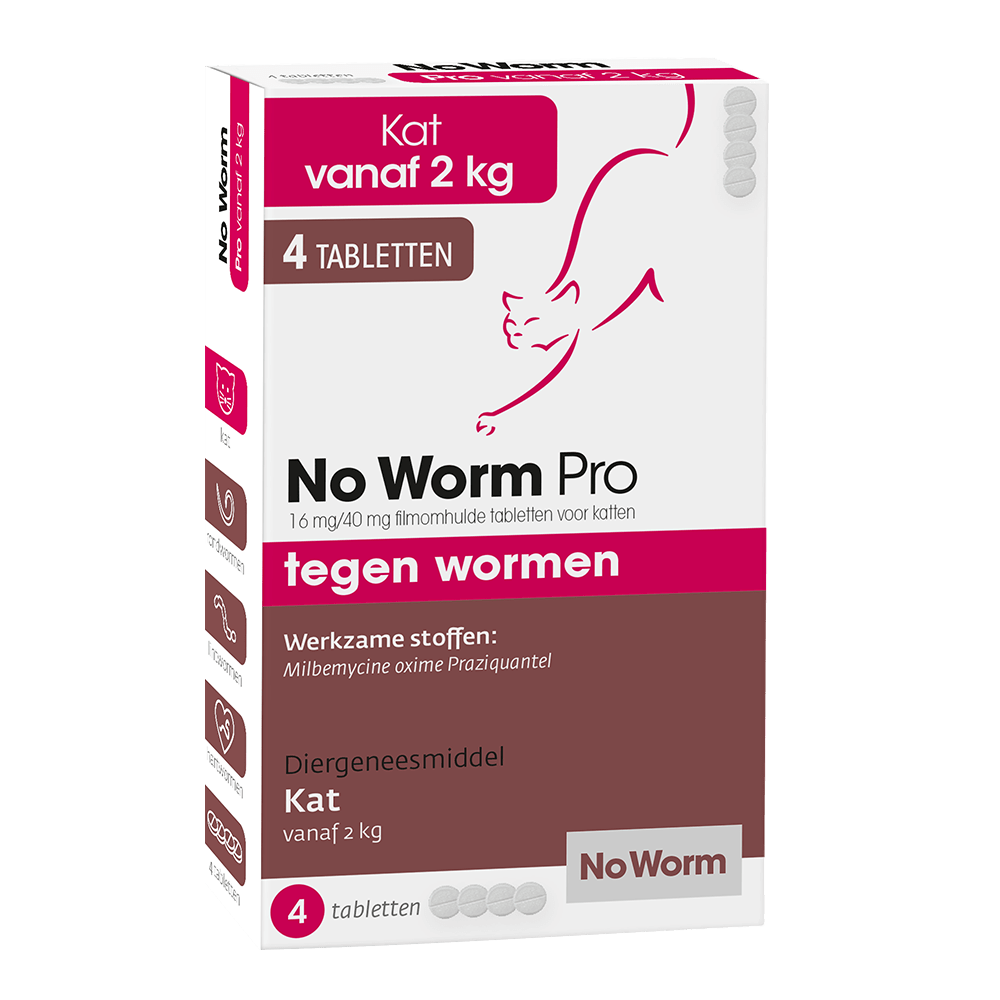 No Worm Pro, ontworming voor katten - Emax.nl