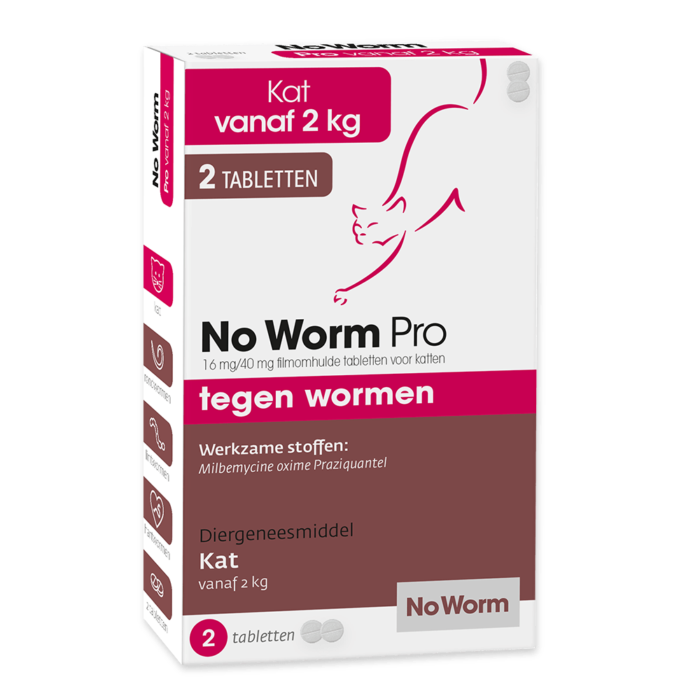 No Worm Pro, ontworming voor katten - Emax.nl