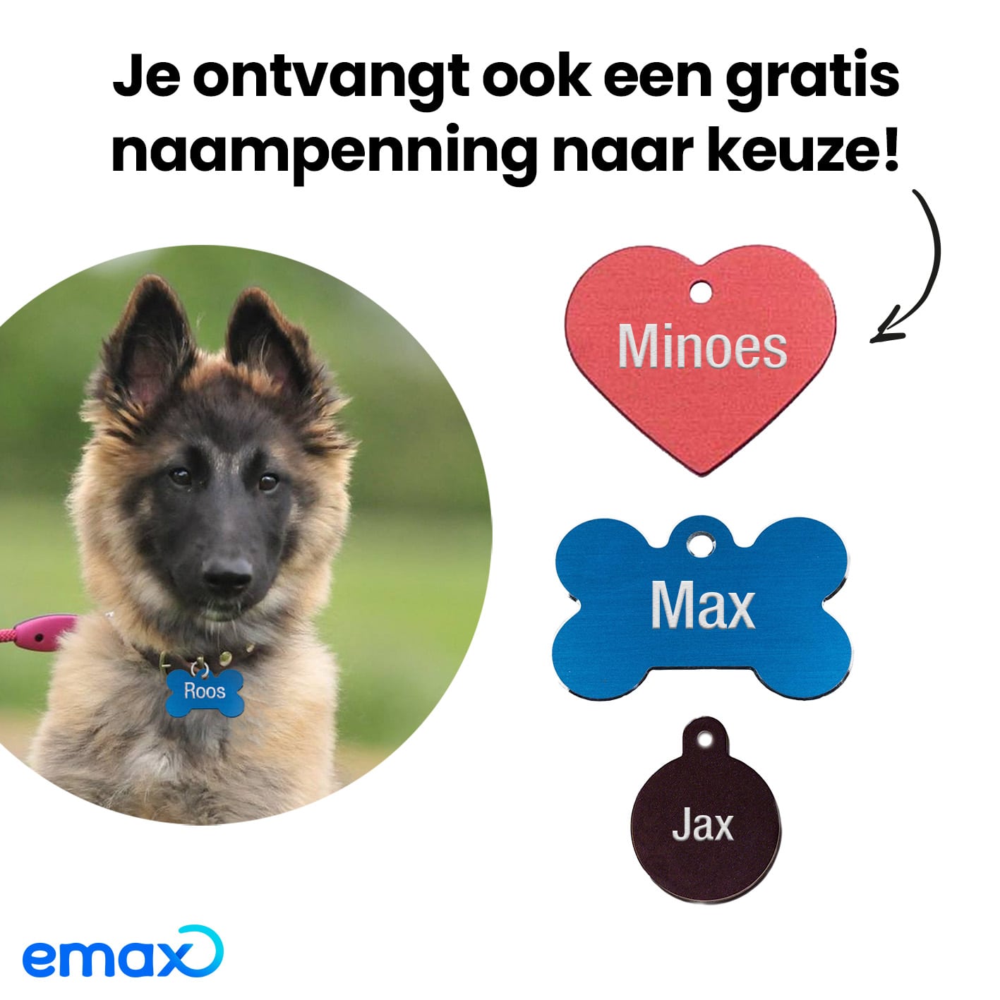 PetBox puppy: ontvang een gratis naampenning, van Emax