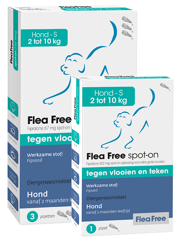 Flea Free spot-on hond S