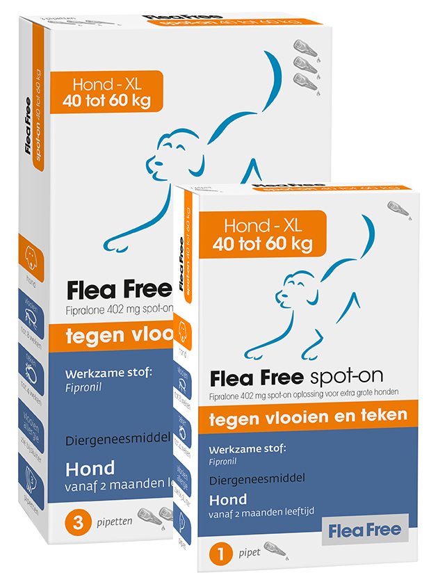 Flea Free spot-on hond XL