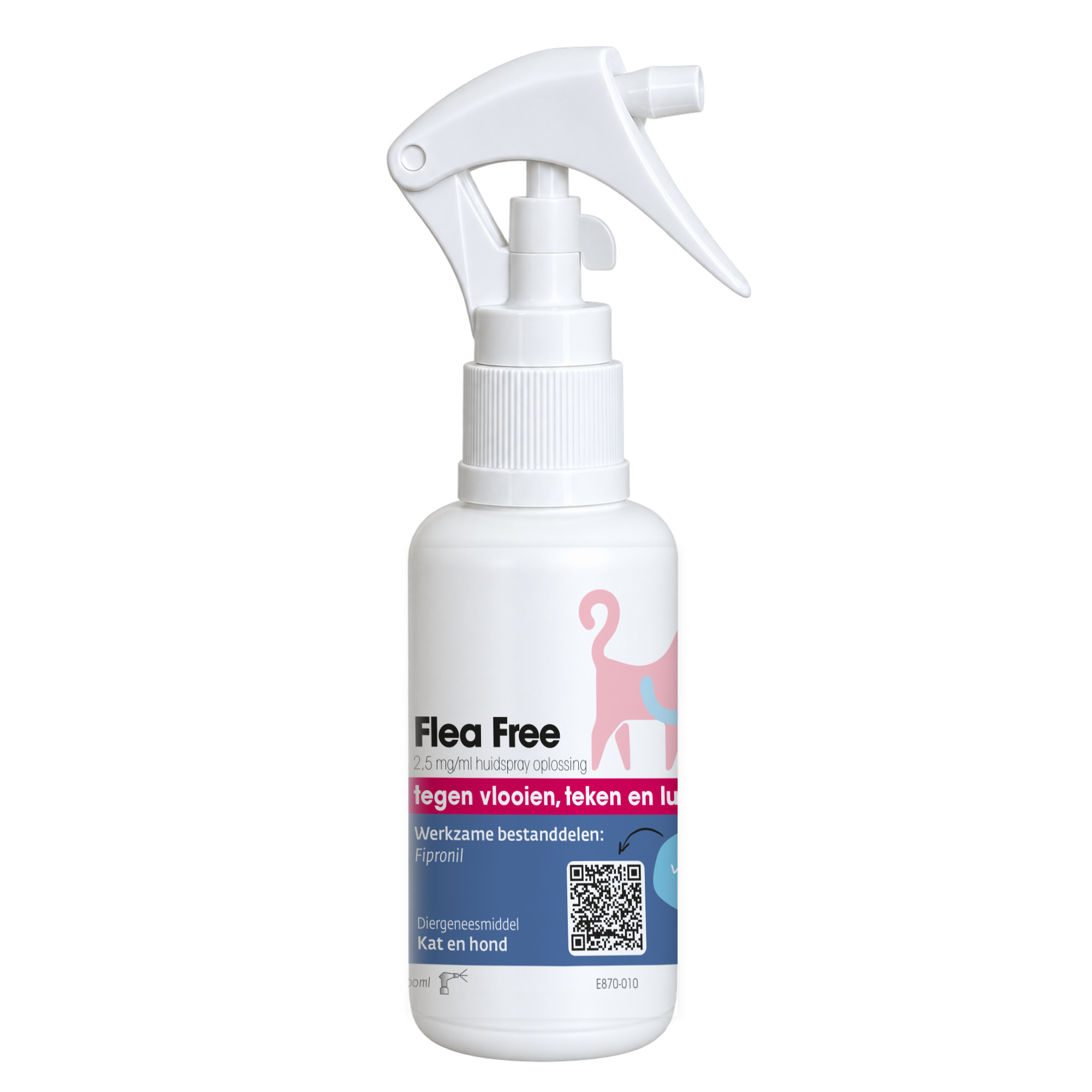 Flea Free Huidspray 100ml voor hond en kat - emax.nl