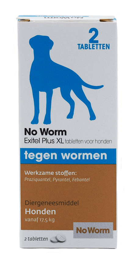 No Worm Exitel, ontworming voor honden - Emax.nl
