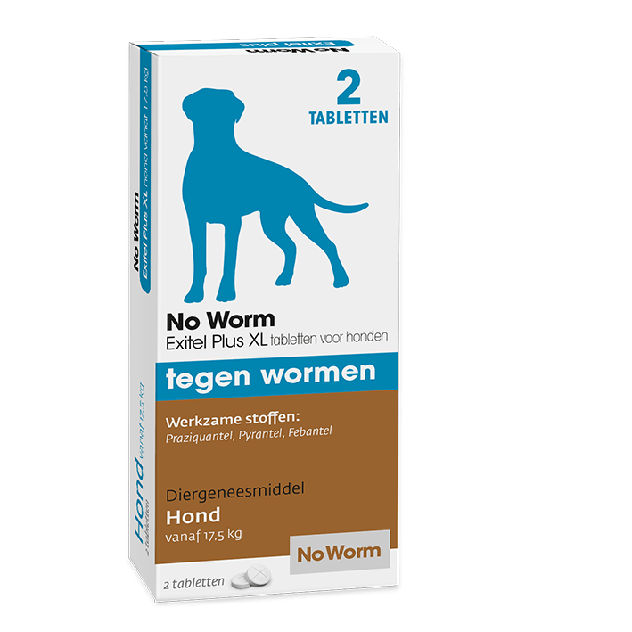 No Worm Exitel, ontworming voor honden - Emax.nl