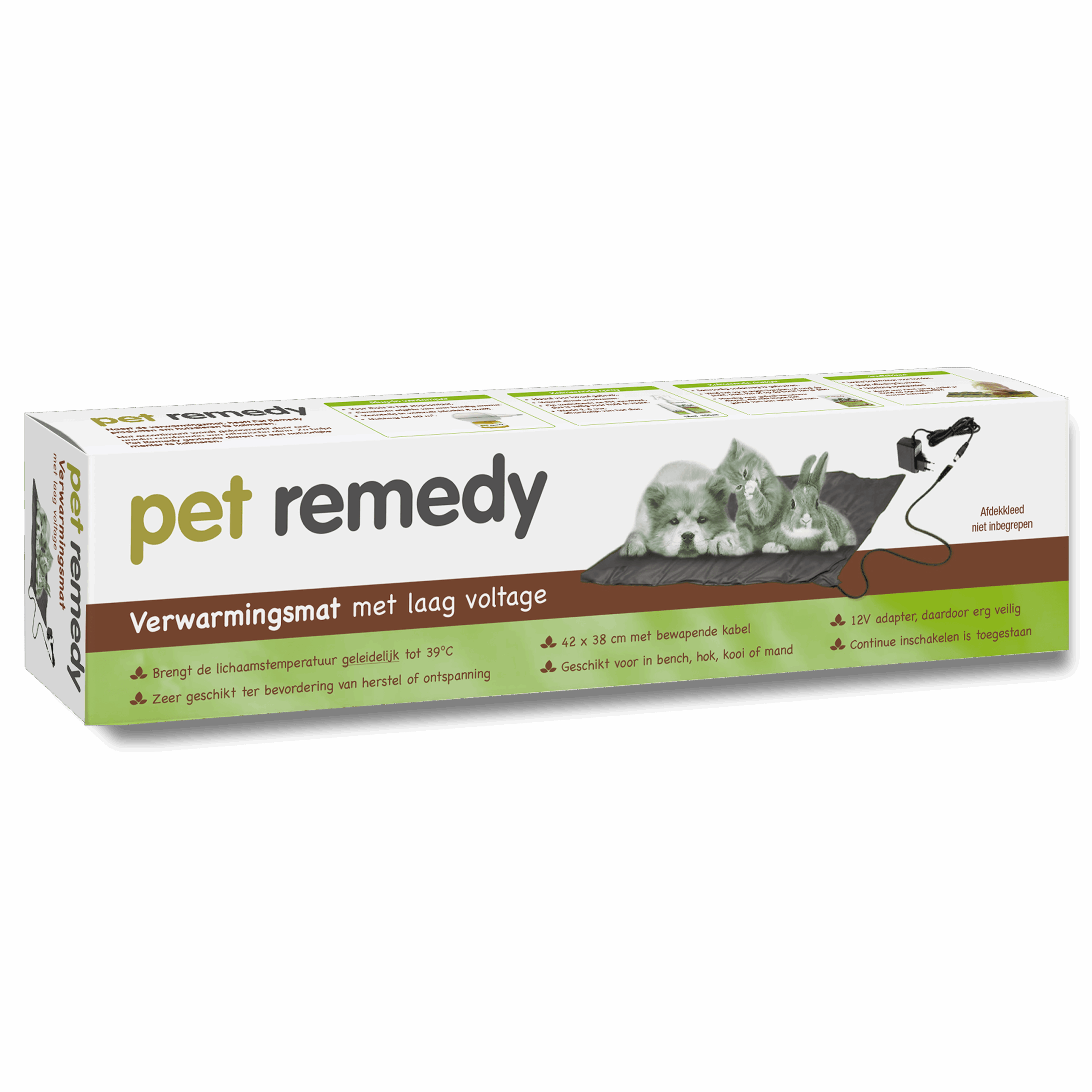 Pet Remedy Verwarmingsmat voor huisdieren - Emax.nl