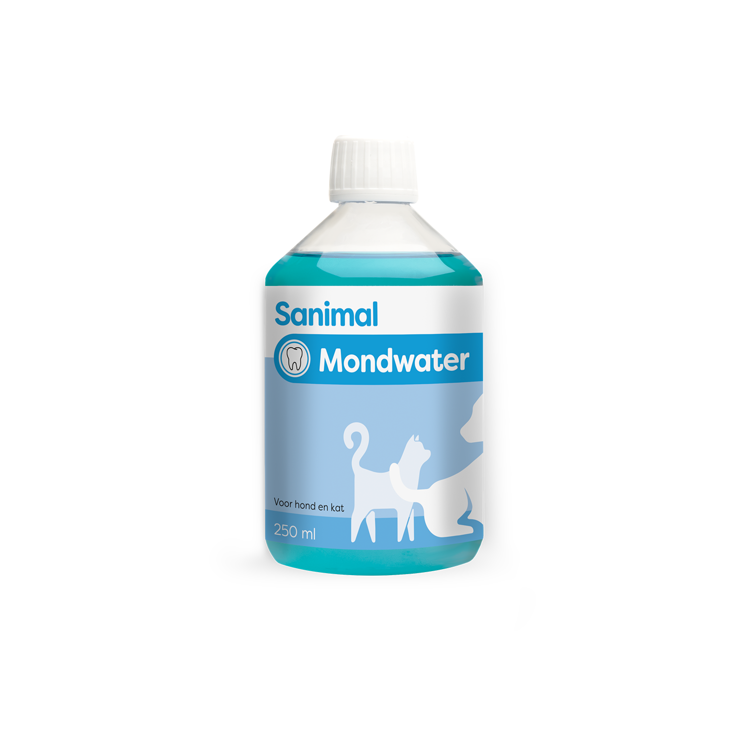 Sanimal Mondwater voor de mondverzorging van honden en katten - Emax.nl