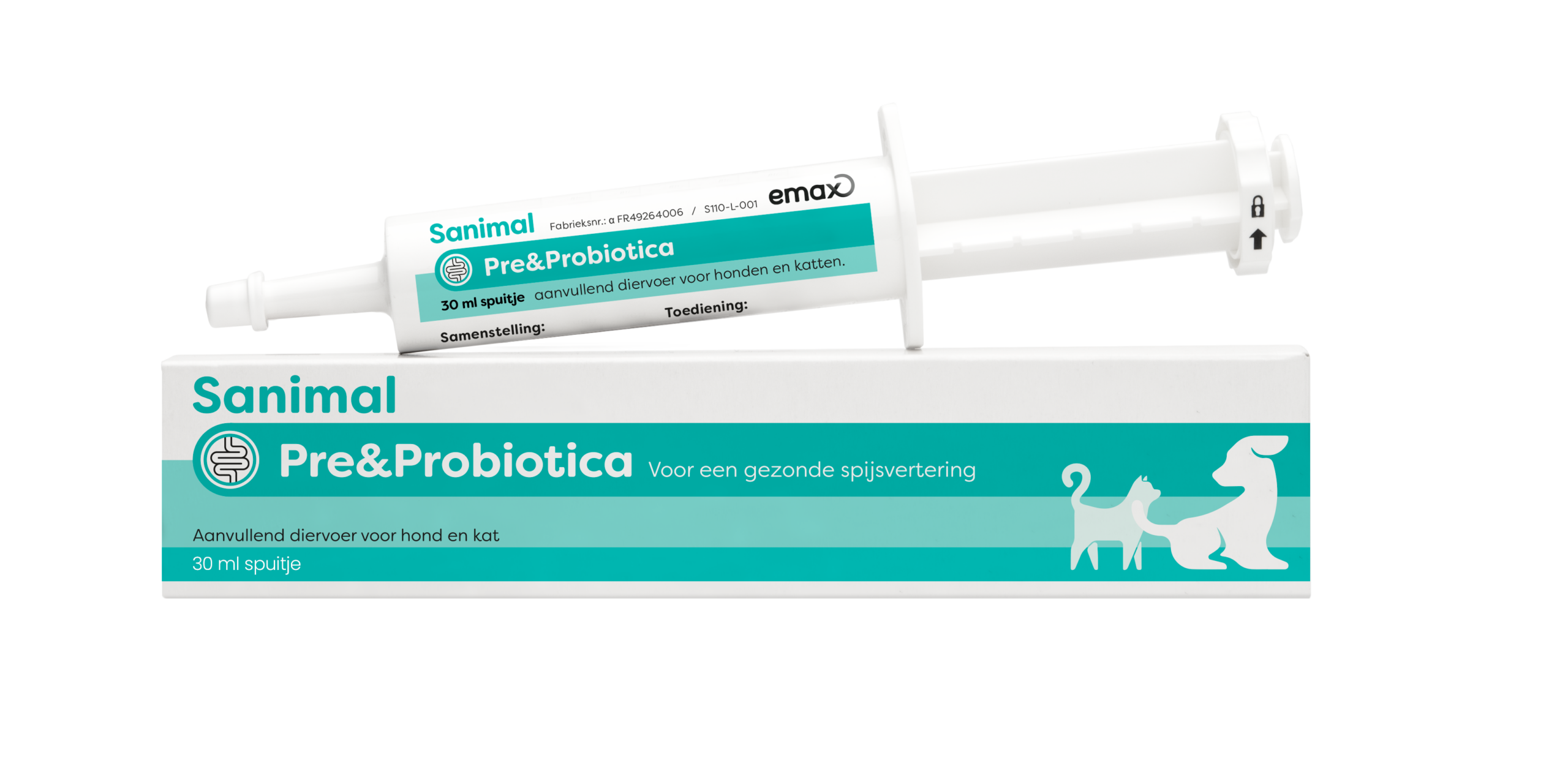 Sanimal Pre&Probiotica voor honden en katten - Emax.nl