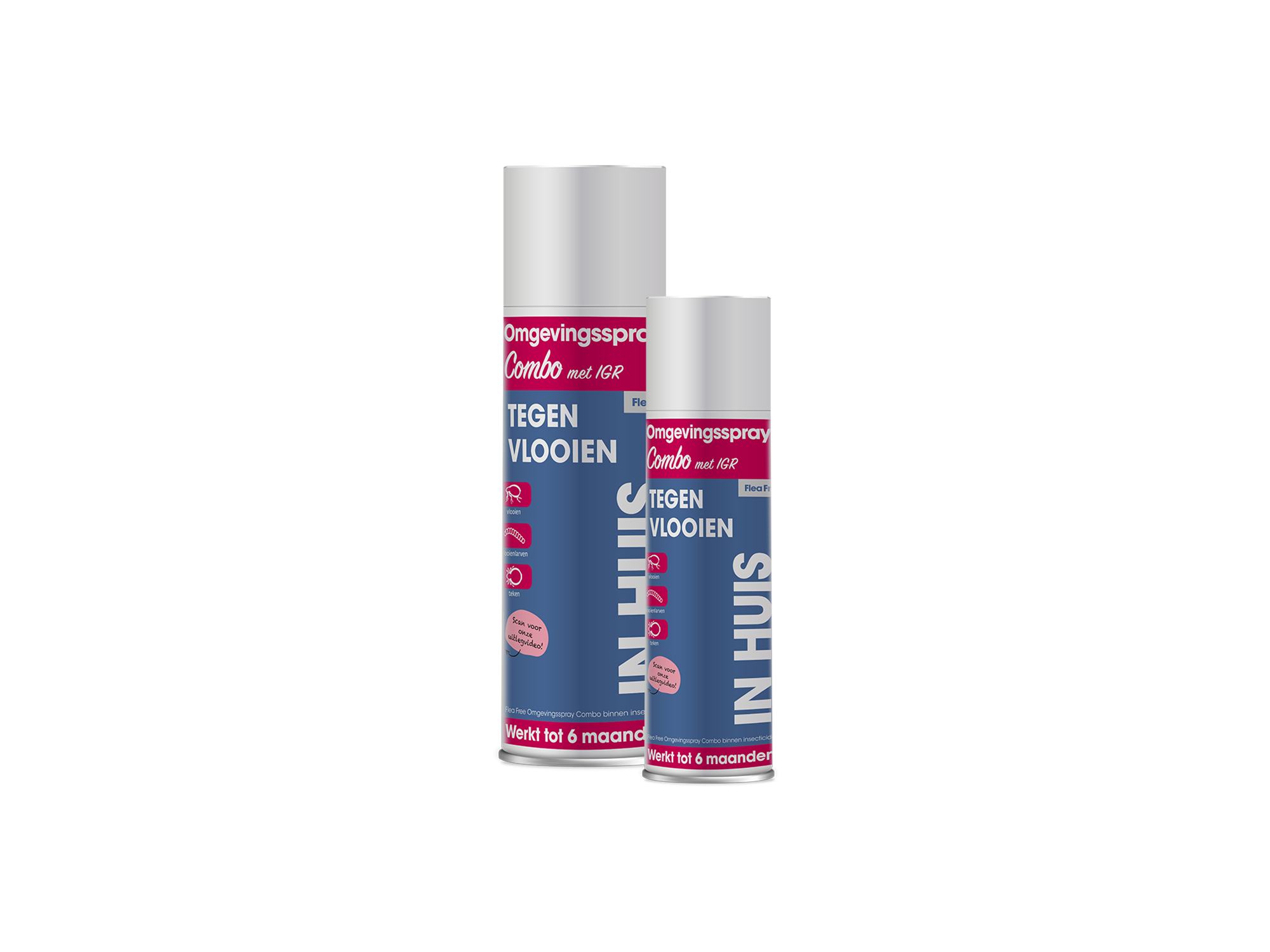 Flea Free Omgevingsspray Combo met IGR