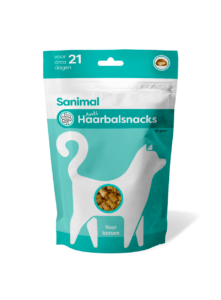 Sanimal anti-Haarbalsnacks voor katten - Emax.nl
