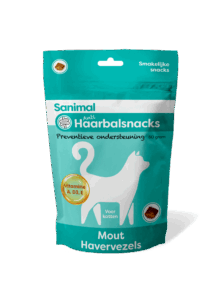 Sanimal anti-Haarbalsnacks voor katten bij Emax