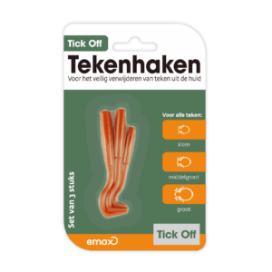 Tick Off Tekenhaken Set, voor het veilig verwijderen van teken - Emax.nl