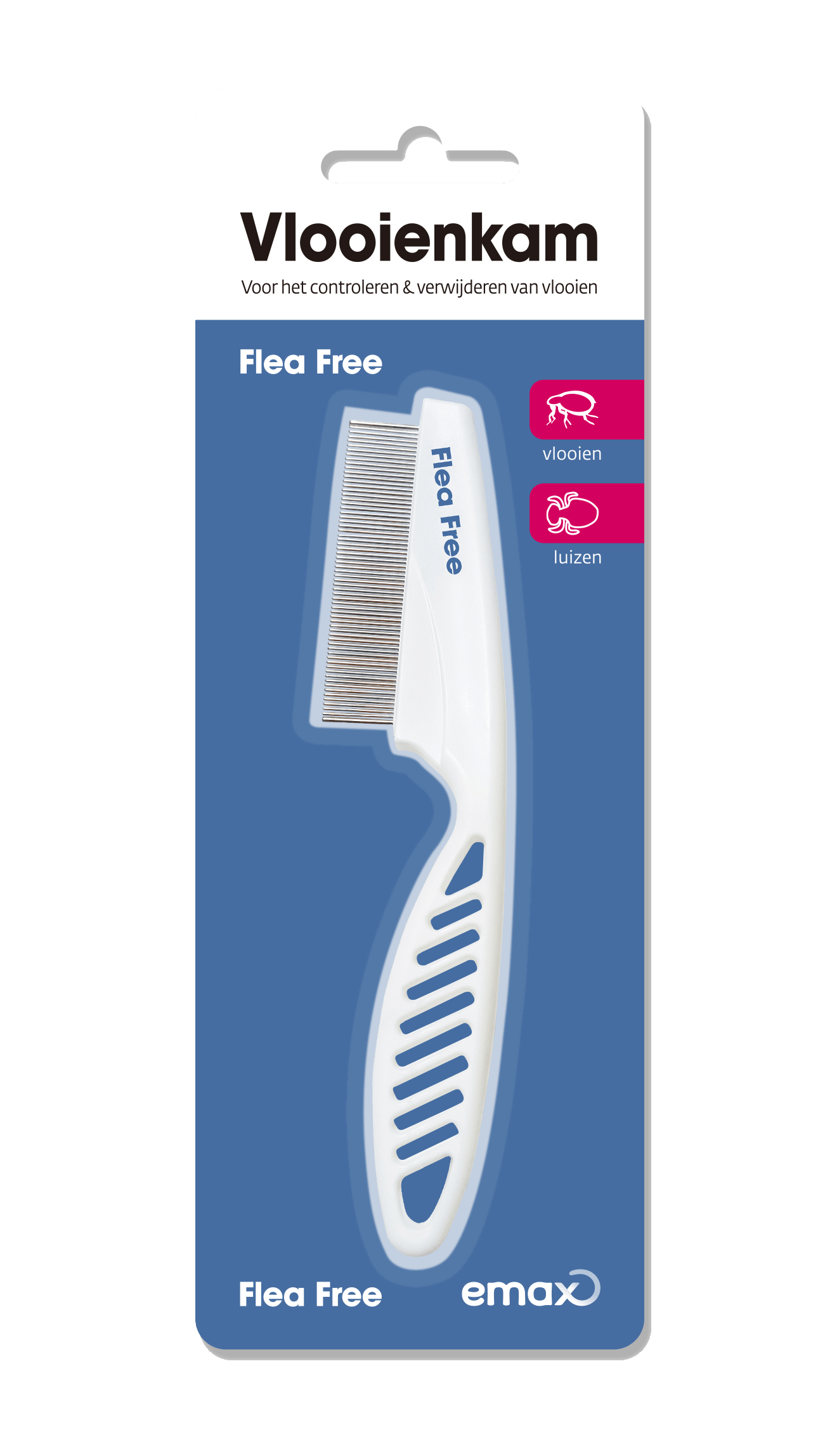 Flea Free Vlooienkam, van Emax