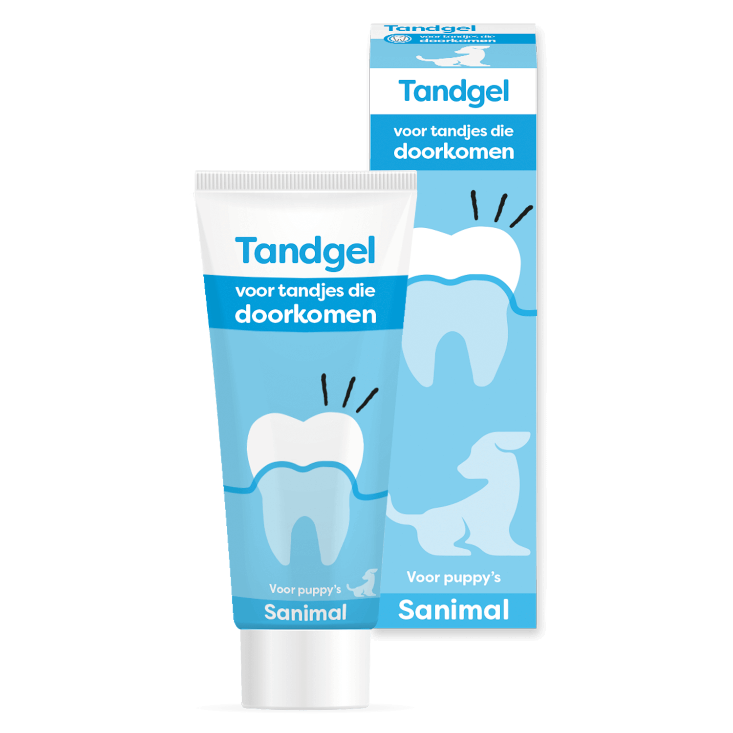 Sanimal Tandgel voor tandjes die doorkomen, van Emax