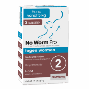 No Worm Pro hond, 2 tabletten, van Emax