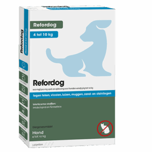 Tick Off Refordog. Bescherming o.b.v. imidacloprid en permethrin voor honden, van Emax