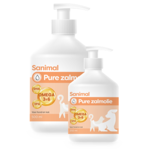 Sanimal Pure Zalmolie voor honden en katten