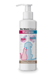No Worm Diacur Shampoo helpt de huid beschermen tegen ongewenste micro-organismen. Het hydrateert de huid en vacht. www.emax.nl