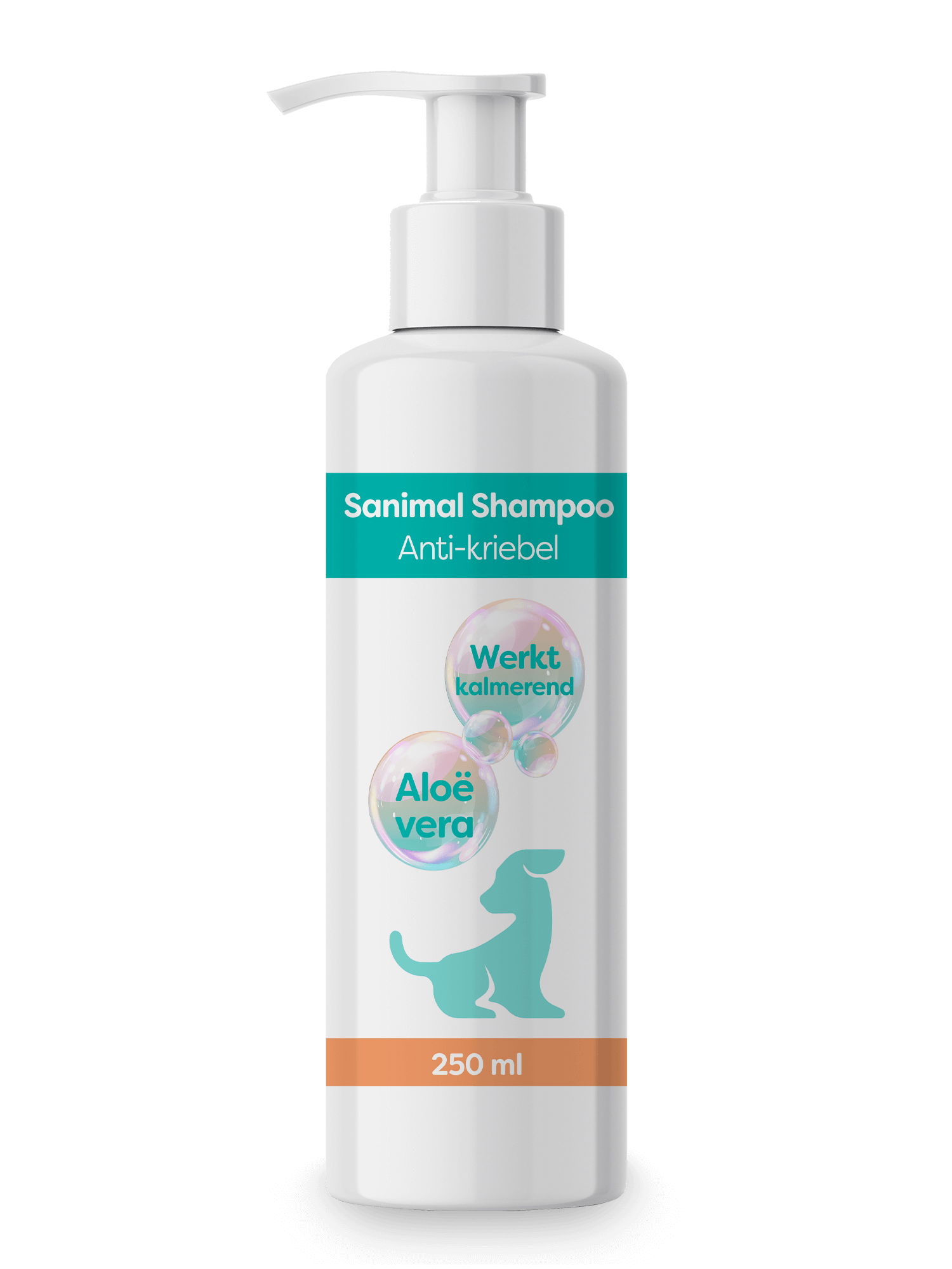 Sanimal Anti-kriebel Shampoo is geschikt voor honden met een gevoelige, geïrriteerde of kriebelende huid. www.emax.nl