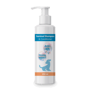 Sanimal Shampoo & Conditioner geeft de vacht van je hond een milde verzorging. Het maakt de vacht schoon, zacht en makkelijk doorkambaar.