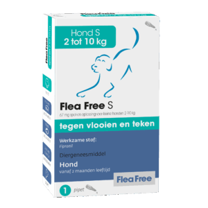 Flea Free spot-on hond 1 pipet van Emax
