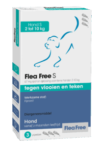Flea Free spot-on hond 3 pipetten van Emax