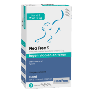 Flea Free spot-on hond 3 pipetten van Emax