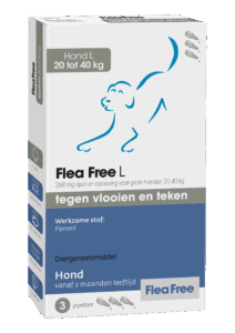 Flea Free spot-on hond 3 pipetten van Emax