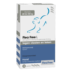 Flea Free spot-on hond 3 pipetten van Emax