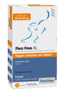 Flea Free spot-on hond 3 pipetten van Emax