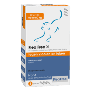 Flea Free spot-on hond 3 pipetten van Emax
