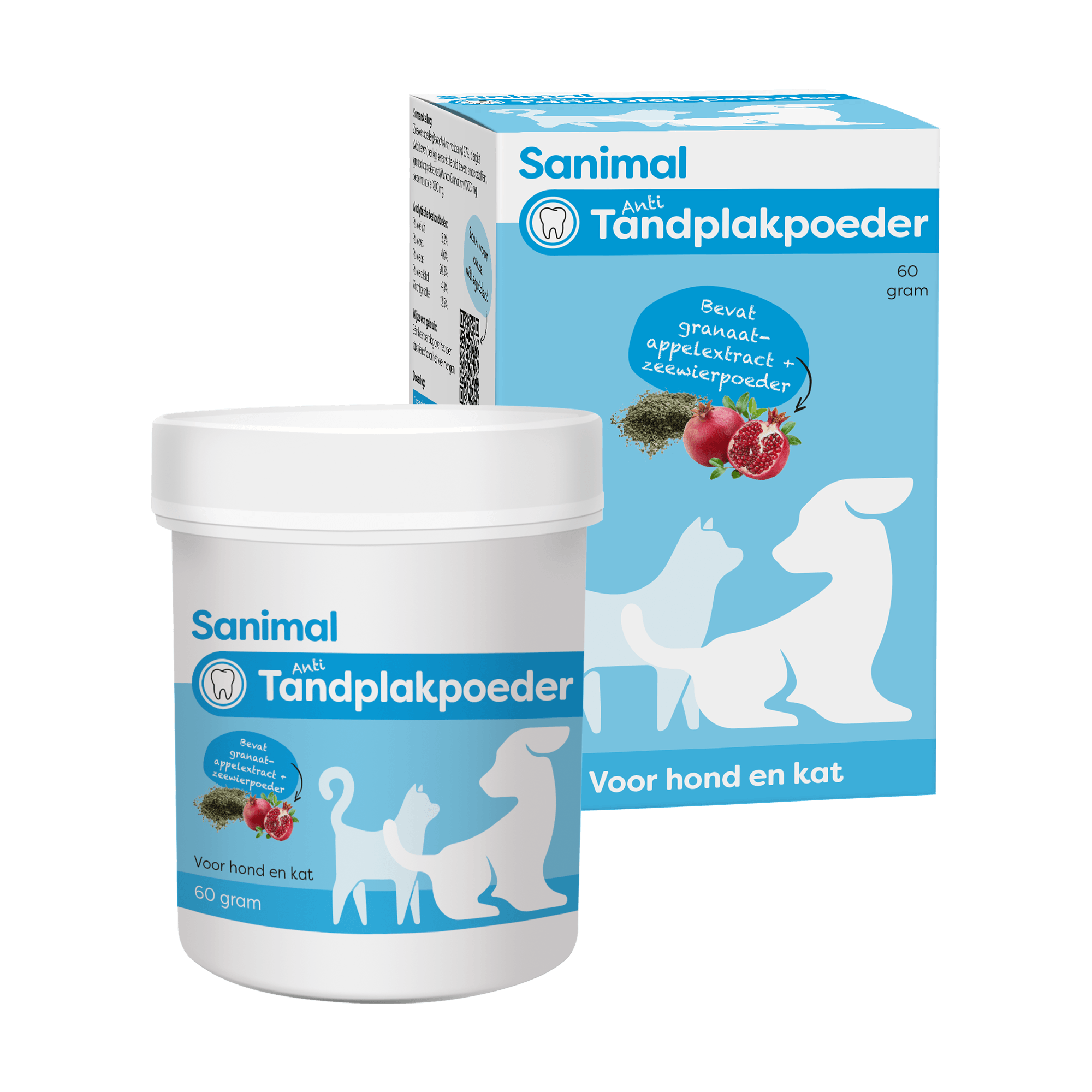 Sanimal anti-Tandplak poeder 60 gram